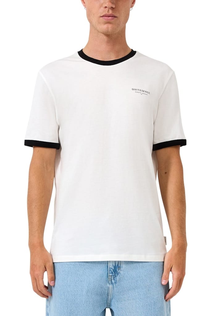 s.Oliver -qs T-shirts Offwhite Taglia: L | Magliette basic Outlet | Uomo | Bianco