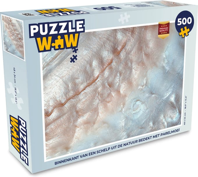 Puzzel Schelpen - Abstract - Natuur - Legpuzzel - Puzzel 500 stukjes