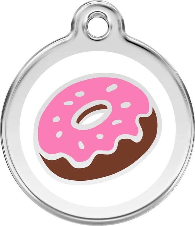 Red Dingo Hondenpenning 38 mm donut