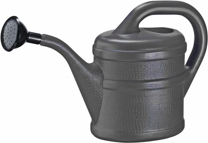 Kunststof gieter 2 liter met sproeikop antraciet