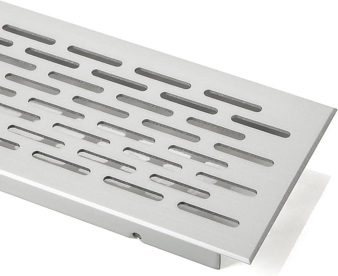 Ventilatierooster Ovaal 500 mm Aluminium voor Ventilatie