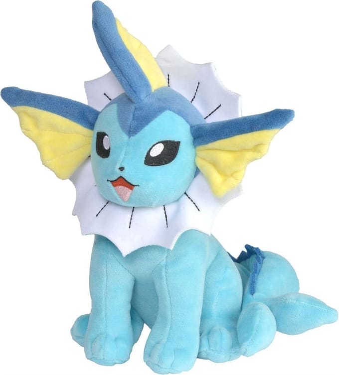 Pokémon Pluche - Vaporeon 20 cm