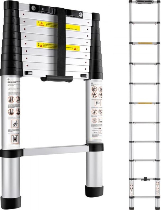 Telescopische Ladder - Verlengbaar - 3,2 m - Max. 170 kg