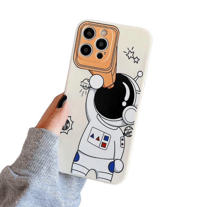 Mocaa iPhone 13 Astronaut Hoesje Meerkleurig
