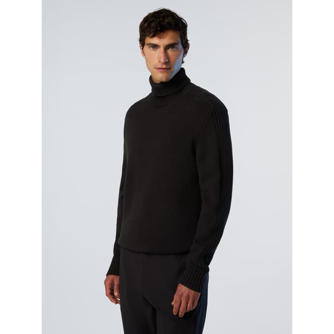 North Sails Trui Coltrui met ribbels