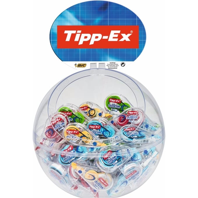Correctieroller Tipp-ex mini pocket mouse 5mmx6m display à 30 +10 stuks gratis