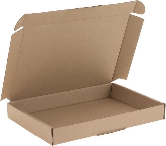 Brievenbusdoos A5 - 22x15,5x3 cm bruin 25 stuks