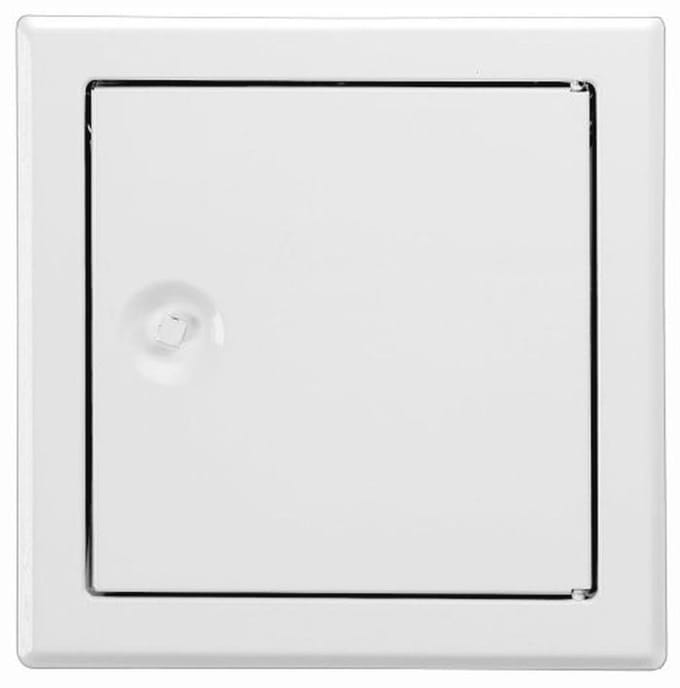 Inspectiedeur Plaatstaal Wit 40 x 60 cm met Vierkante Sluiting