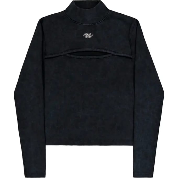 Dames-T-shirt met lange mouwen Alpha Industries World Cut Out