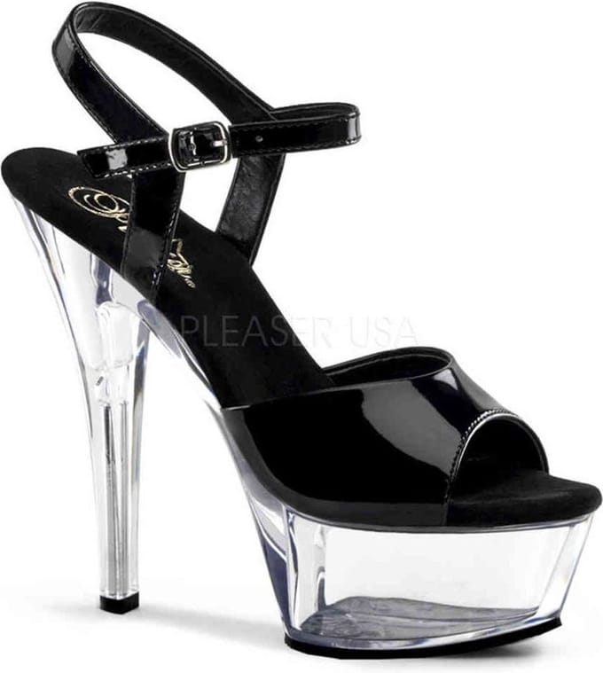 EU 41,5 = US 11 | KISS-209 | 6 Spike Heel P/F Sandal