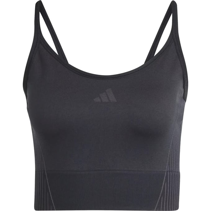 Adidas Aeroknit Sport-top Zwart XL Vrouw
