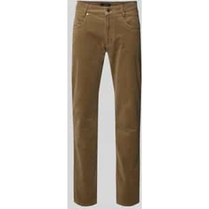 Modern fit corduroy broek met 5-pocketmodel