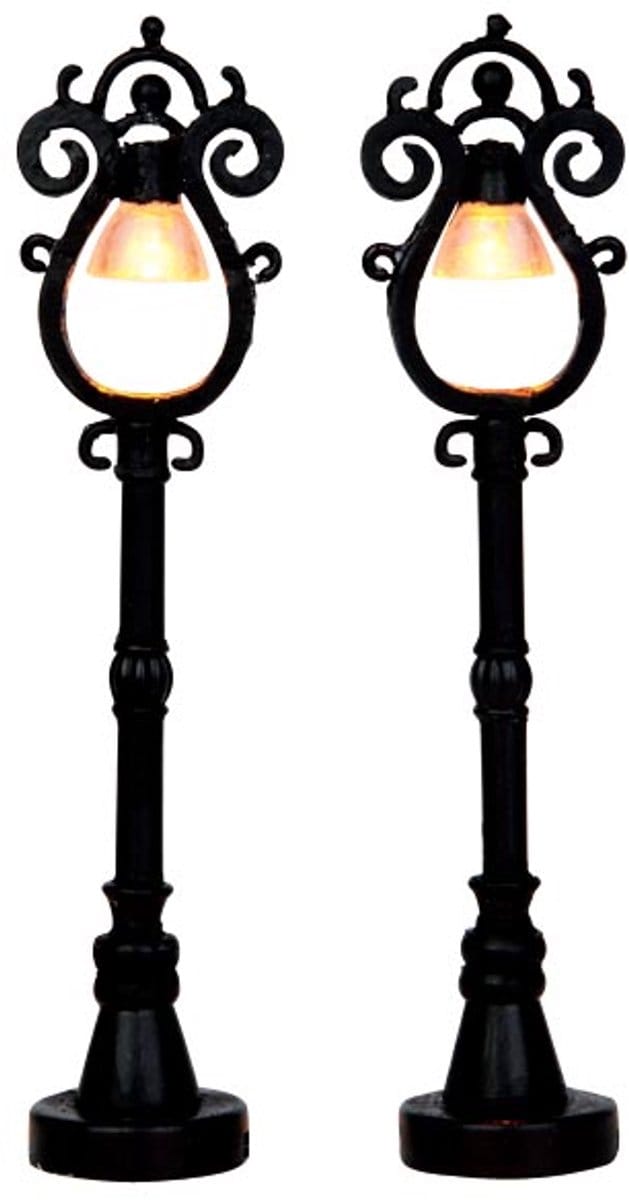 Lemax - Parisian Street Lamp - Set van 2