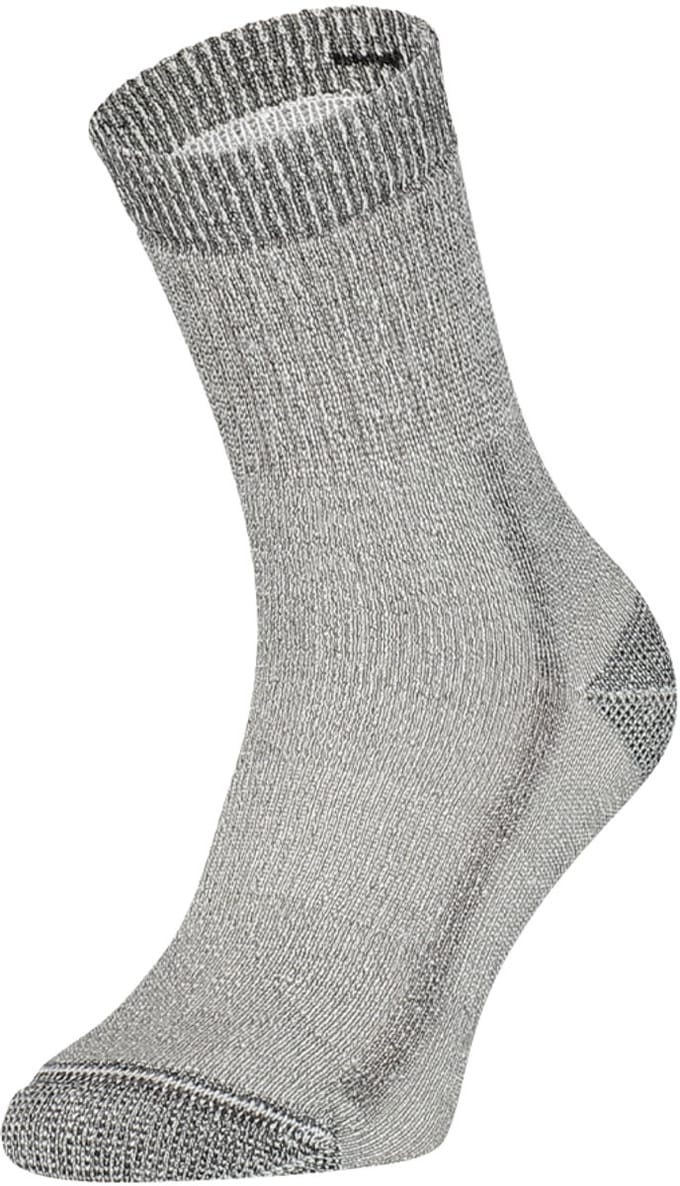 Eureka zachte merino wollen wandelsokken S7 - unisex - grijs - maat 35-38
