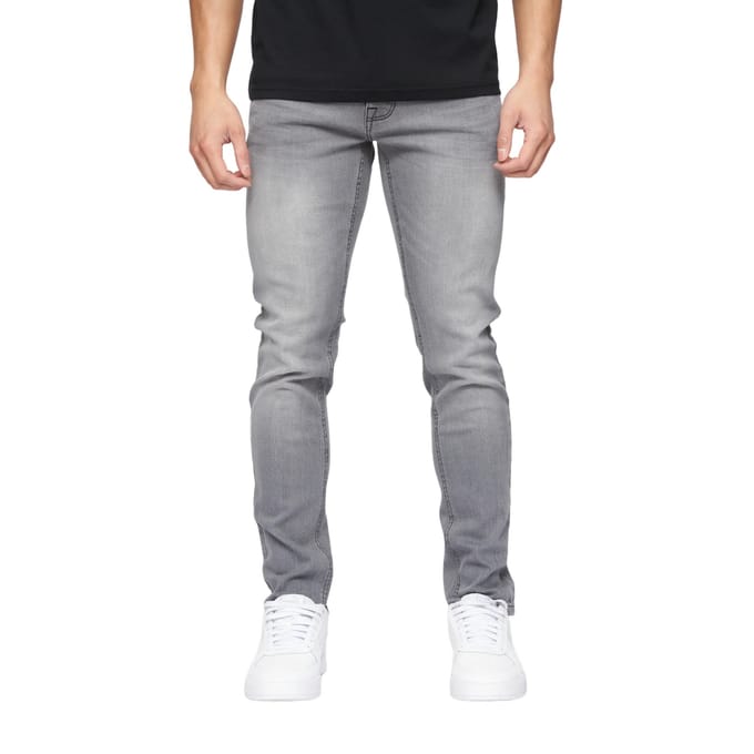 Crosshatch Heren Buraca Slim Jeans (Grijs wasgoed)