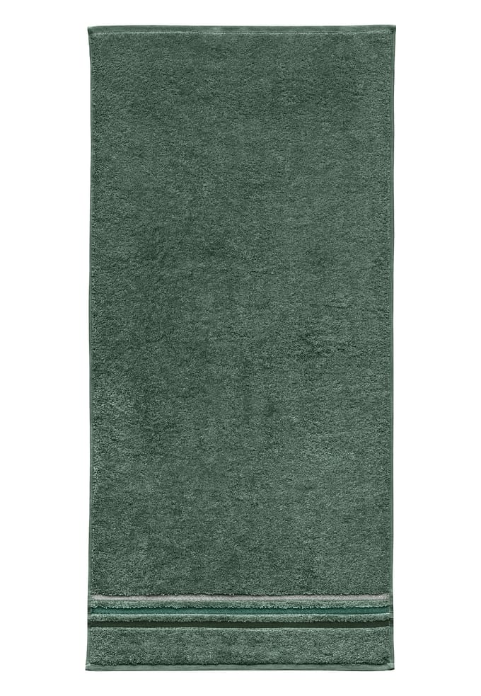 Douchehanddoek Skyline Color 70x140 donkergroen - SCHIESSER Home 70*140