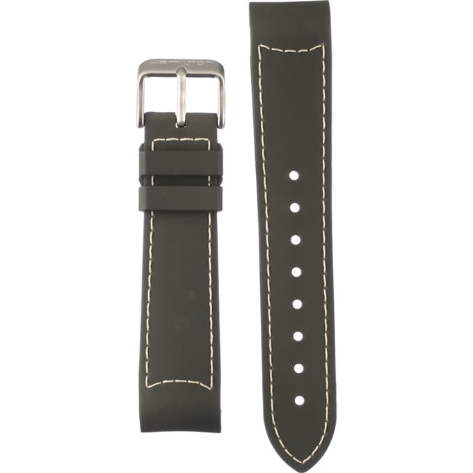 Hamilton Straps H691.685.109 Khaki Field Chrono Horlogeband