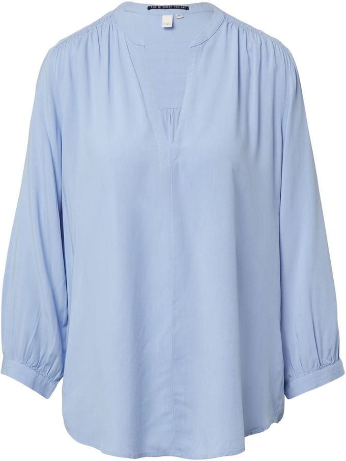 Viscose Blouse met Schouderplooien Dames QS