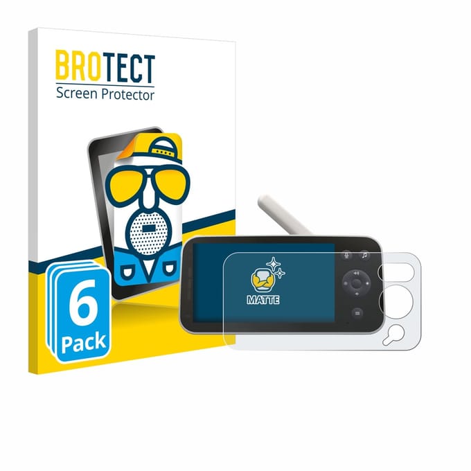 BROTECT - Screenprotector voor Philips Avent SCD973/26 - Folie Beschermfolie matte 6 Stuks