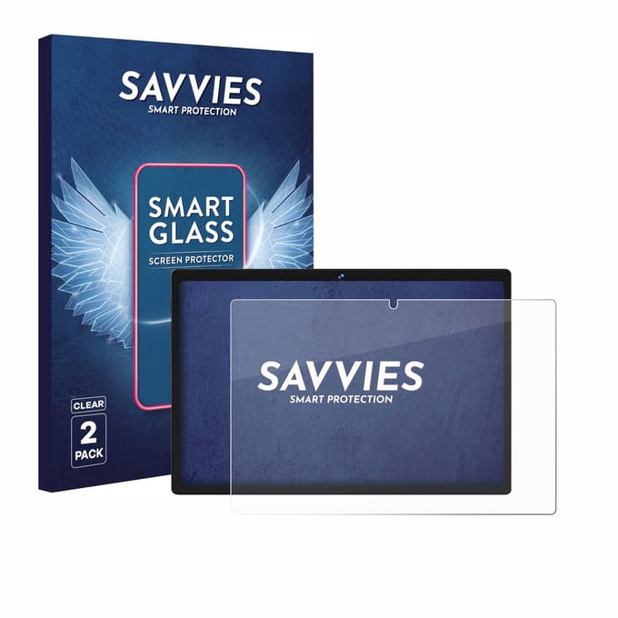 2 Stuks Savvies Screenprotector - geschikt voor Biegedy B29 10.1" - beschermfolie glas transparant