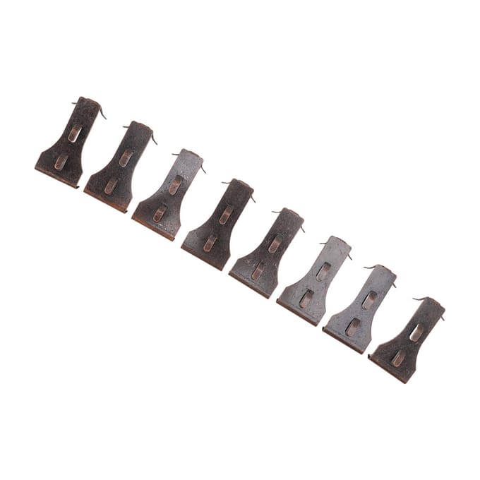 8 stuks Baksteenhaakklemmen Staal Baksteenhanger Past op Standaardformaat Bakstenen 2 1/4 Inch tot 2 3/8 Inch in