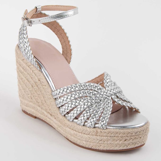 Sandalia De Cuña Para Mujer. Montevita Salia3 102965 41 zilver