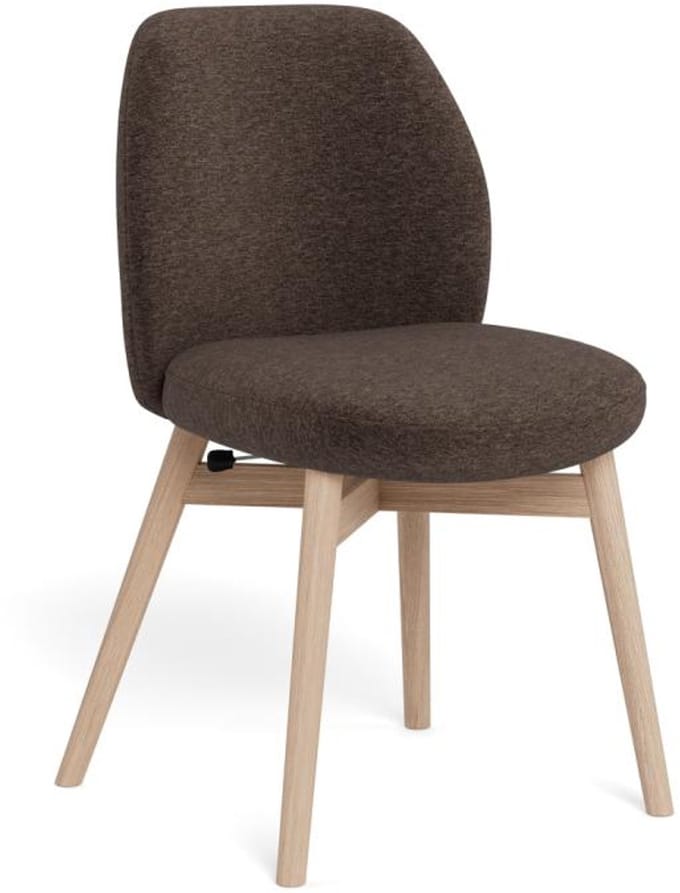 Eetkamerstoel Oswin Apia Bruin Set van 2 - Giga Living