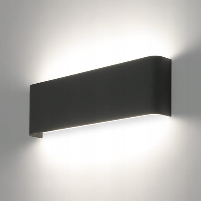 ZELDA - LED Wandlamp - UP/DOWN - 2x5w - 4200K Daglicht Wit - Zwart