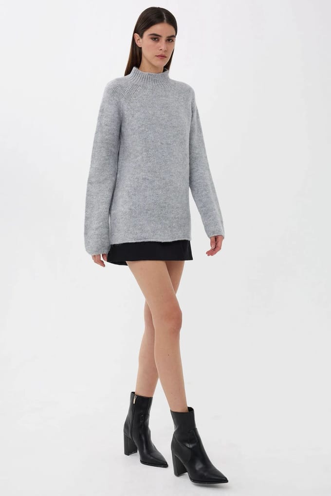 Oversized Hoge Hals Trui