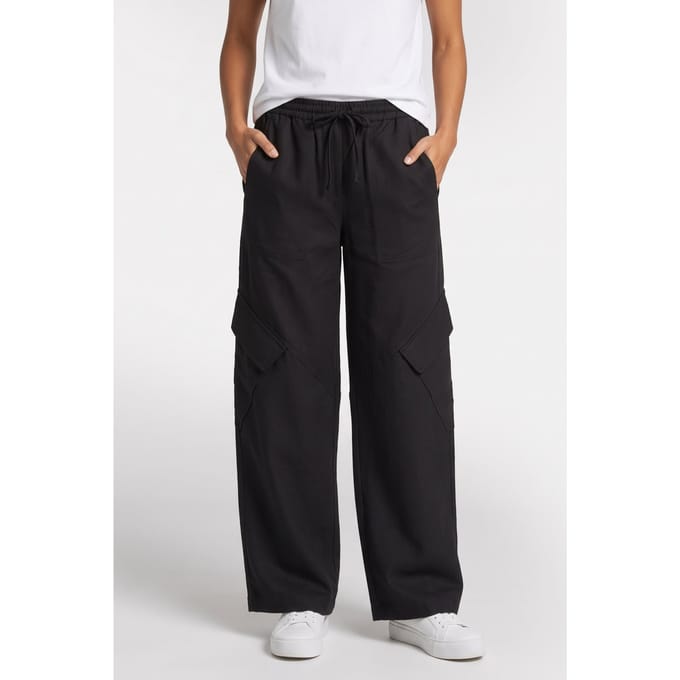 ARKET Eini Fluid Cargo Black Taglia: 34 | Pantaloni cargo Outlet | Donna | Nero