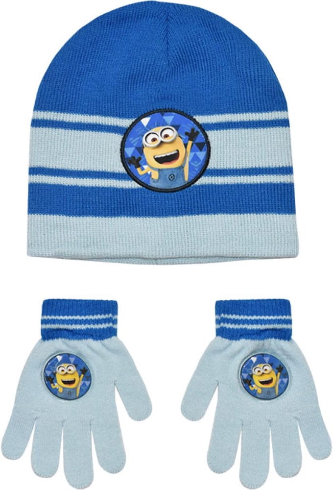 Despicable Me-winterset Muts Minions Acryl Blauw 2-delig One-size perfect cadeau