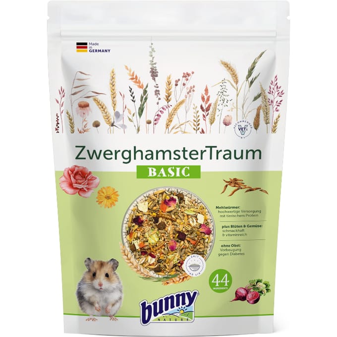 600g Dwerghamster Droom BASIC Bunny Hamstervoer
