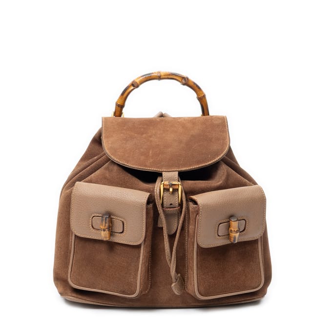 Large Bamboo Backpack   rugzak
