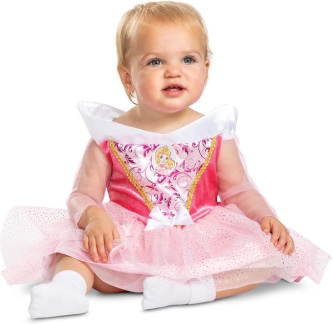 Disney Sleeping Beauty Aurora Classic Kostuum Jurk Kinderen - Kids tm 1 jaar - Roze