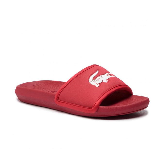 Lacoste Croco SLide 119 3 CMA Heren Rood Sliders