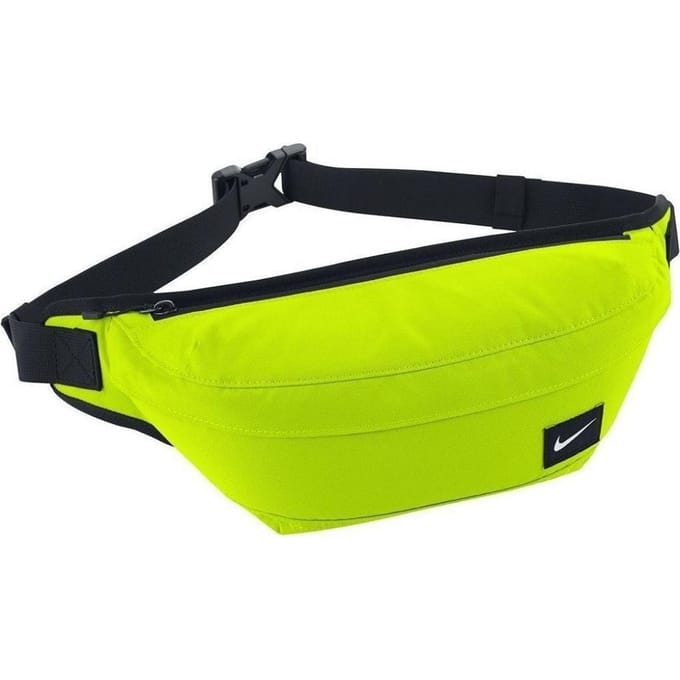 Nike Polyester Sling Bag, Heuptas Regelmatig Unisex Neon Geel BA4272-701 black