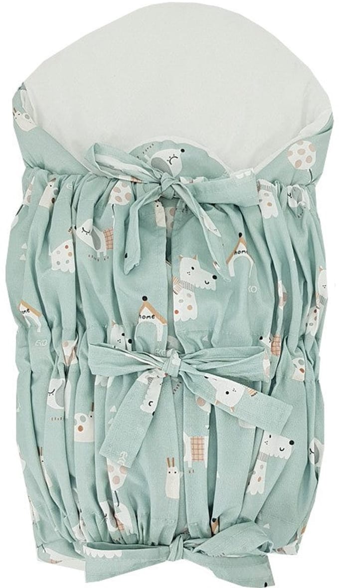 Printed Cotton Swaddle Blanket - Dogs