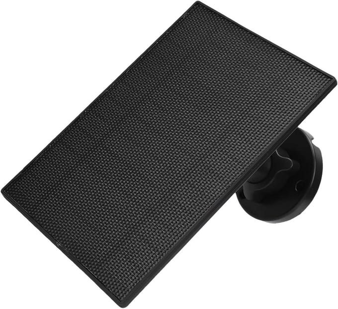 Zonnepaneel - Zonneoplader - Camera Opladen - Monokristallijn - 5W Vermogen - Zwart