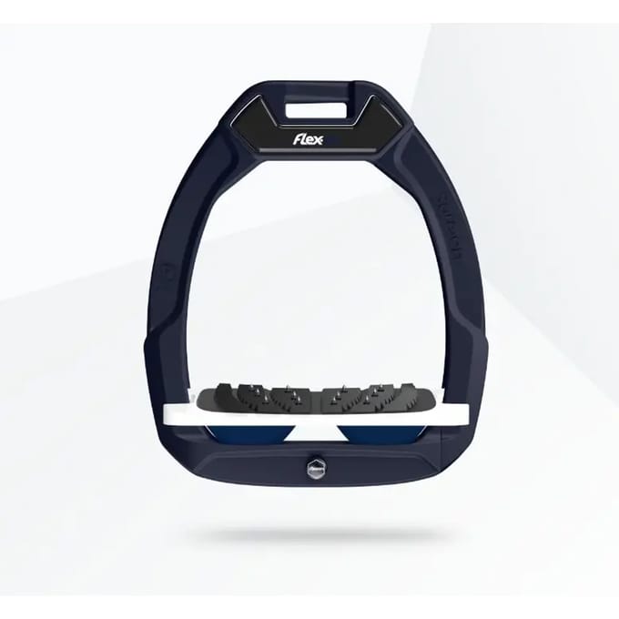 Veiligheidssporen Paardrijden Ingelijnd Ultra Grip Groen/Wit/Marine Flex-On Safe-On