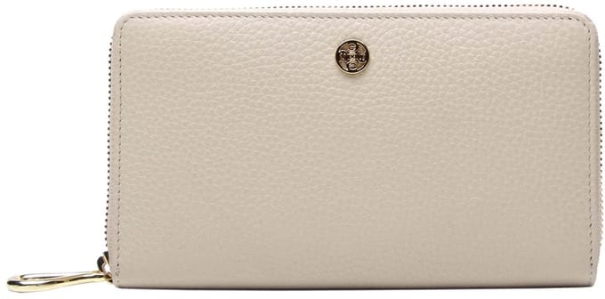 Esquire Leren portemonnee Alexandria Wallet Beige