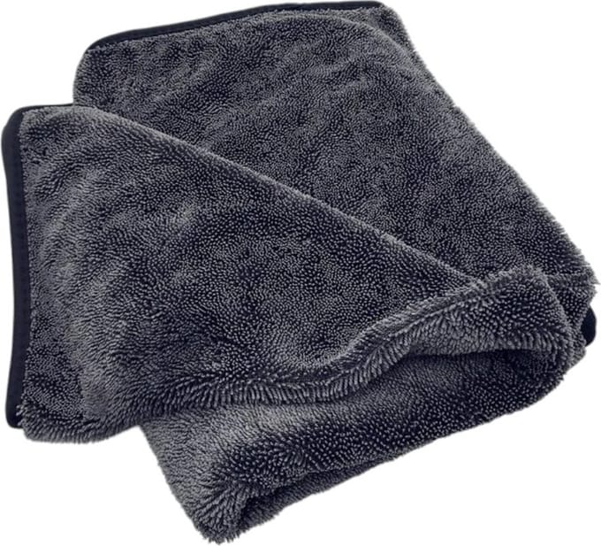 Droogdoek Badkamer - 80x60 cm - Grijs - Microvezeldoek - Autowas Doek