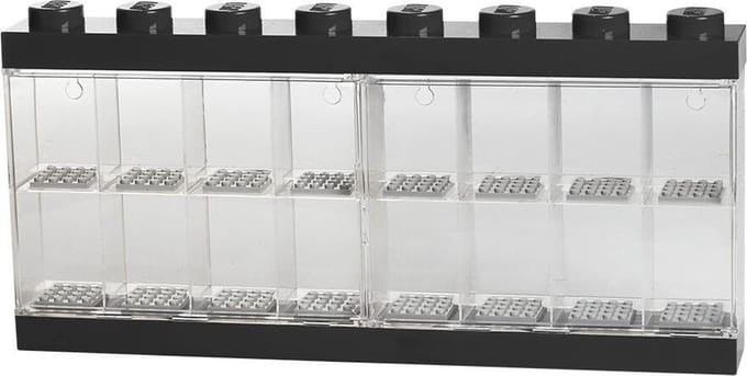 Opbergbox Minifiguur 16, Zwart - LEGO