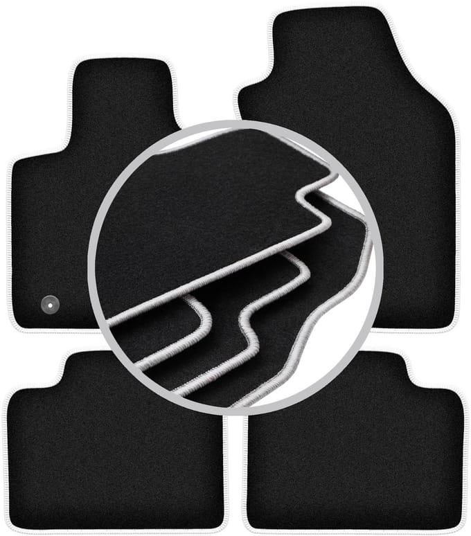 CARLUX-SILVER automatten voor: Lancia Ypsilon III hatchback (2011-)