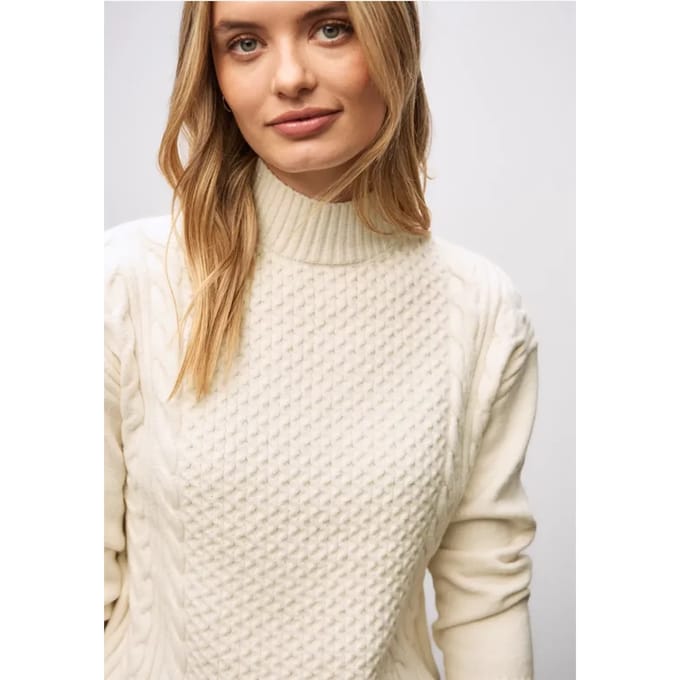 Jumper met kabelpatroon