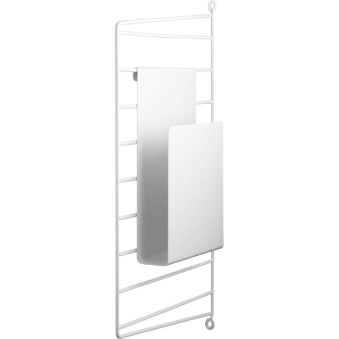 String Furniture - Tijdschriftenhouder - wit