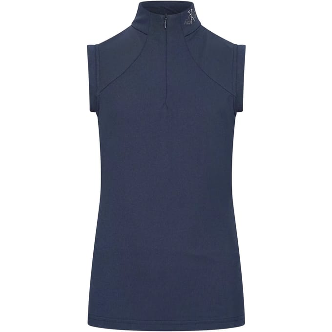 Mouwloos rijshirt voor meisjes HV Polo Luna