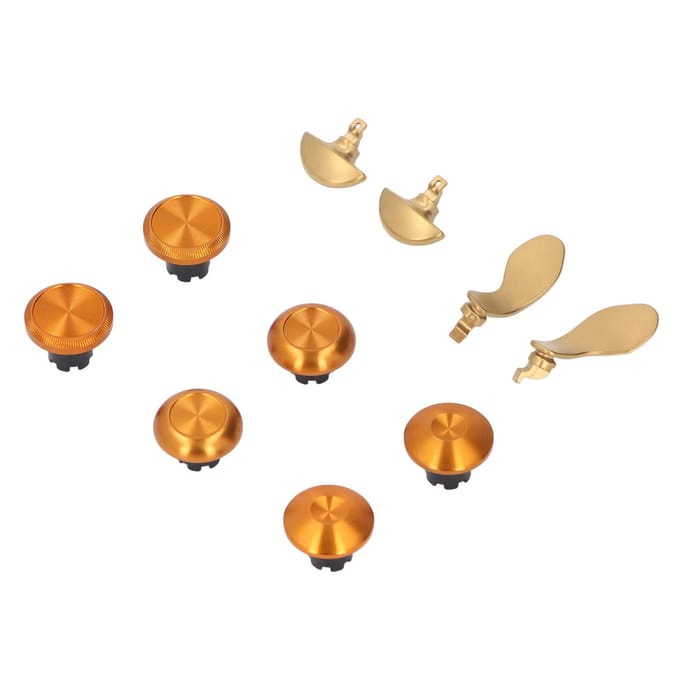 Joysticks en métal Acier inoxydable Joysticks de remplacement Boutons avec palettes pour or
