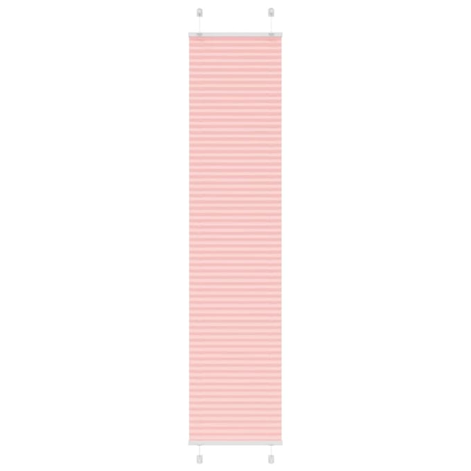 vidaXL - Plissé - rolgordijn - 40x200 - cm - stofbreedte - 39,4 - cm - polyester - roze