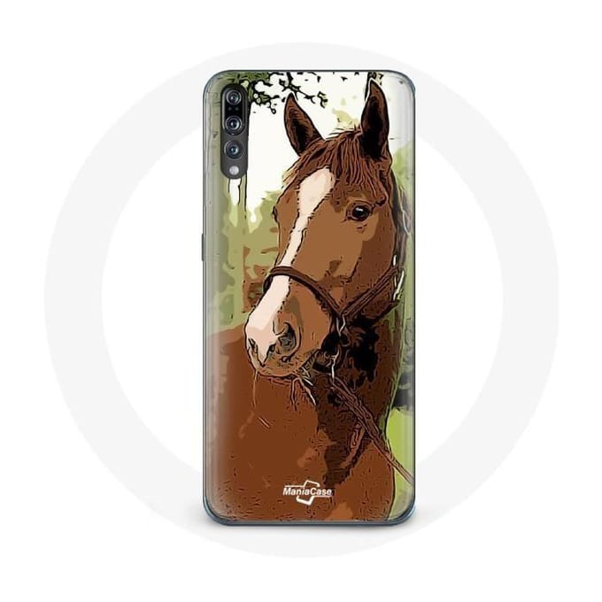 Coque pour Huawei P20 - Quarter Horse - Marron - Rigide - Protection - Mixte marron
