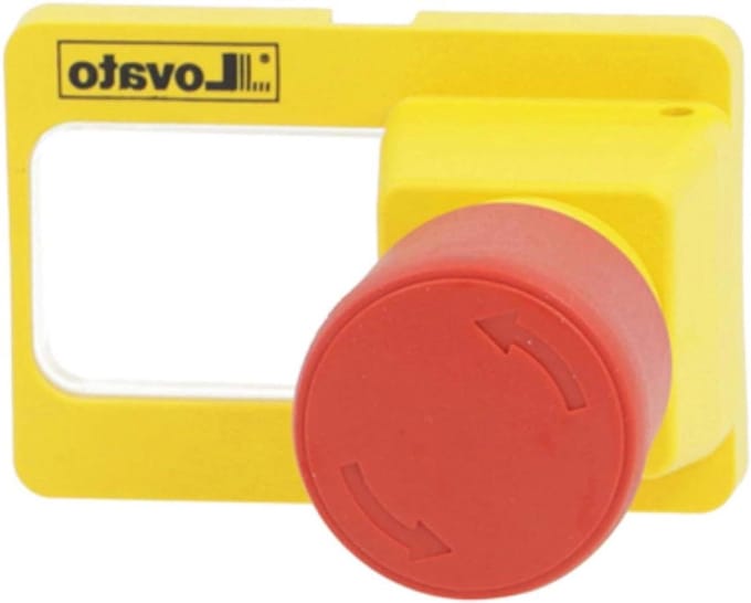 Noodstop Knop - Veiligheidsschakelaar - Machine Beveiligen - IP 65 Waterdicht - Standaard Grootte - Rood Geel
